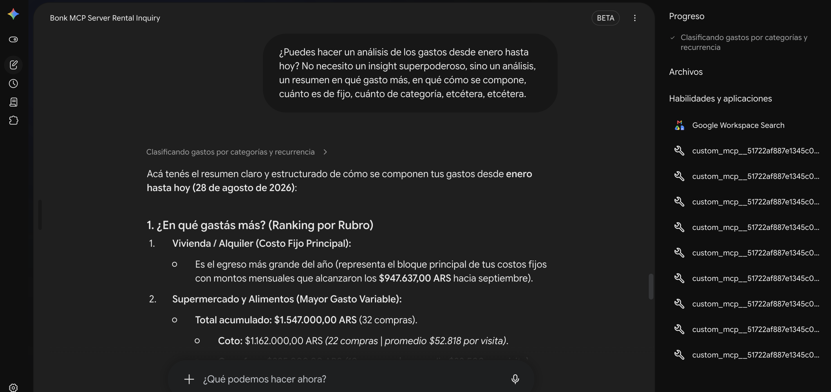 Consulta de Análisis Completo completa